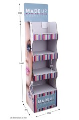 4 Shelf Compact Popup FSDU - Fully Printed