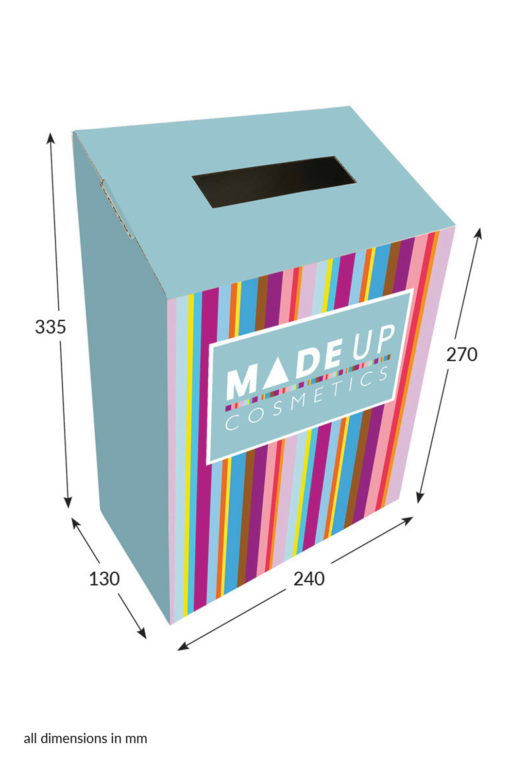 Featured image for “Ballot Box Large Angled Top-Fully Printed”