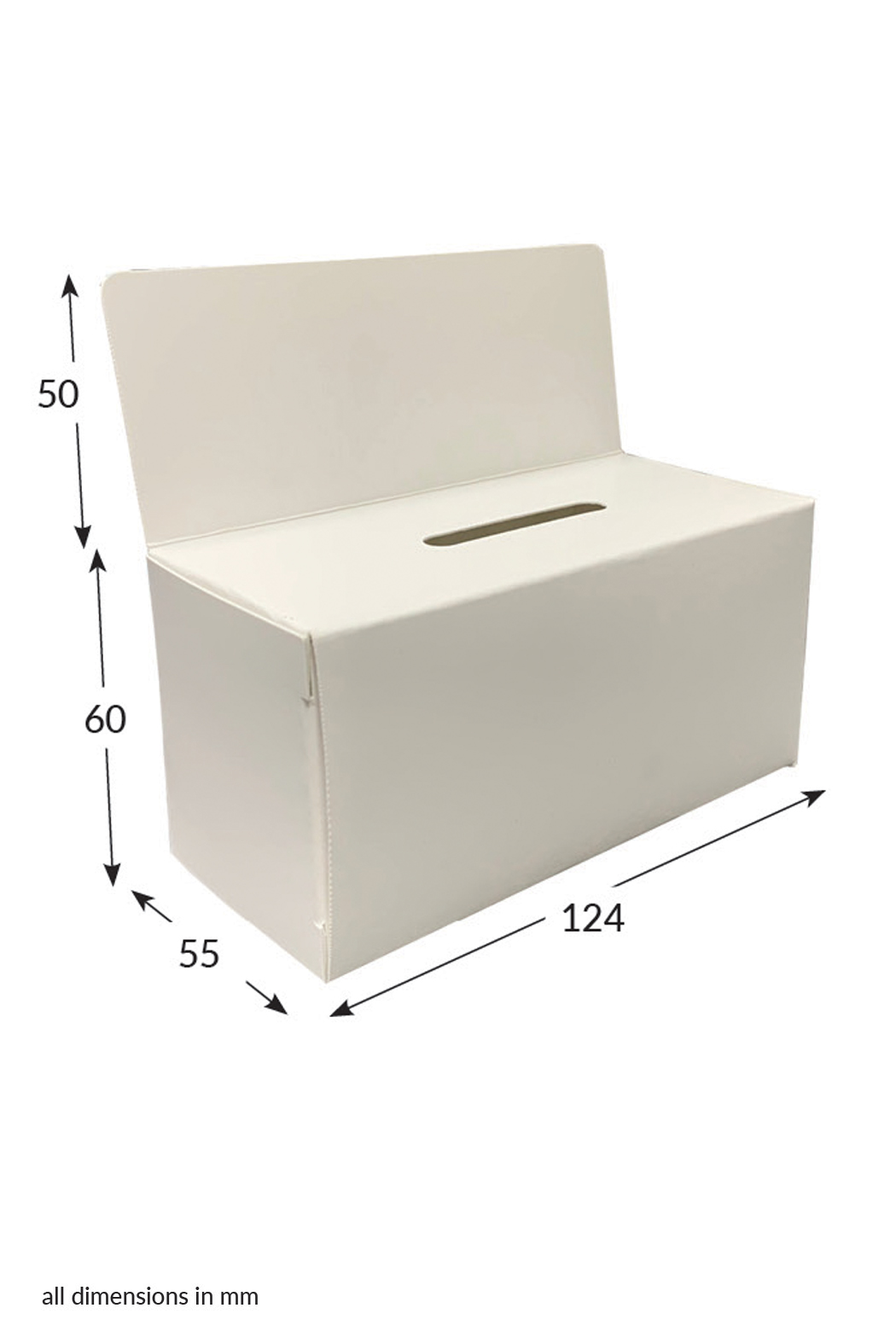 Featured image for “Charity Collection Box Small With Header - Unprinted”