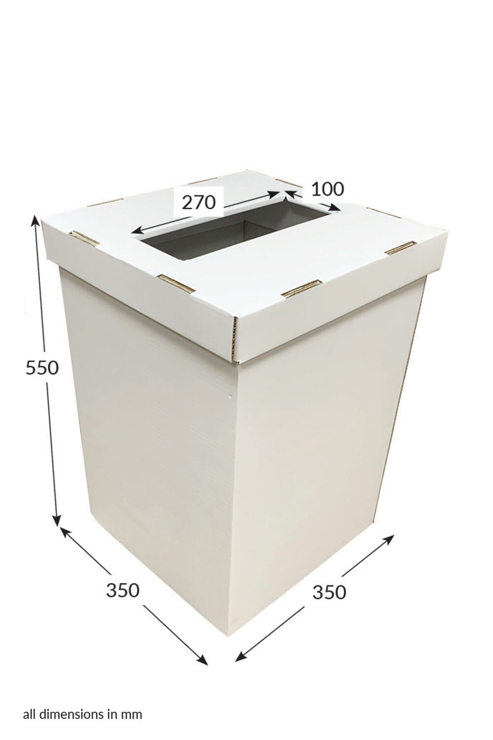 Featured image for “Large Ballot Box / Post Box - Unprinted”