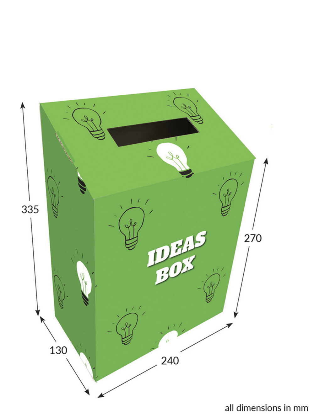 Featured image for “Ballot Box Large Angled Top - Ideas Box”