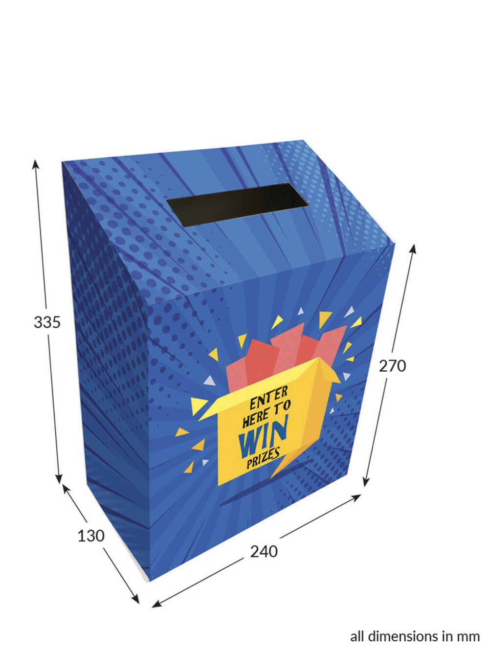 Featured image for “Ballot Box Large Angled Top - Competition Box”